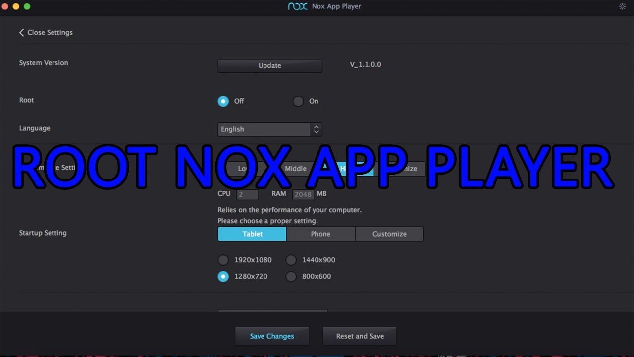Nox player app download for laptop